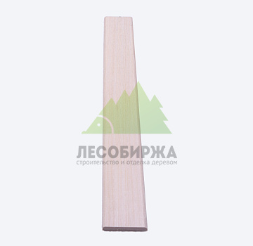 Накладка из осины гладкая сорт Экстра 40x15x2000