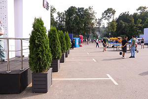 Изготовление деревянных кашпо из соснового планкена в КП Подушкино Парк 3