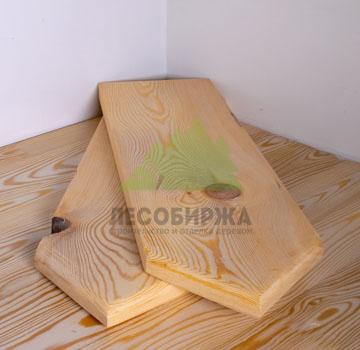 Штакетник из лиственницы 140x20 треугольник сорт ВС