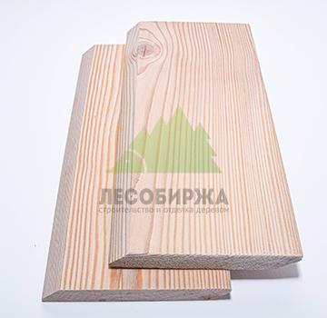Брашированный планкен из сосны скошенный сорт AB 145x20x6000