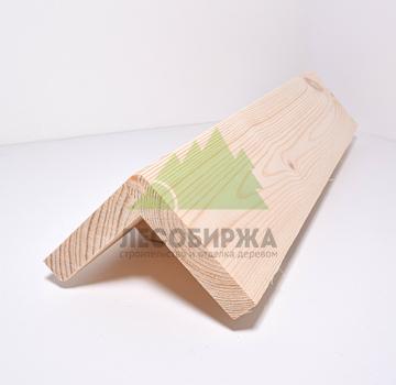 Фальшбалка из сосны гладкая Г-образная сорт А 120x120
