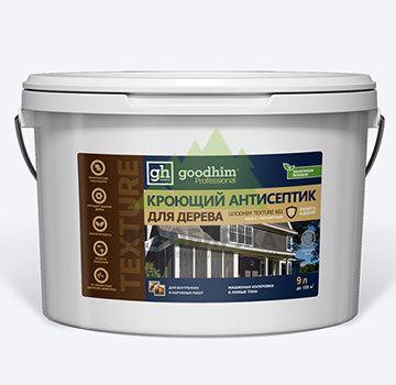 Защитно-декоративное покрытие для древесины GOODHIM TEXTURE 651 БАЗА С