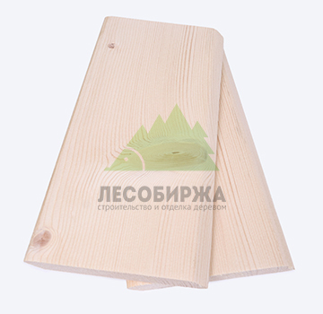 Планкен из кедра скошенный сорт ВС 140x20x3000