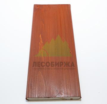 Крашеная заборная доска из прямого планкена Сосна 125х20 сорт ВС