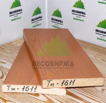 Крашеный планкен из лиственницы TM-1611 (лак Teknos)