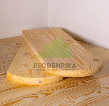 Штакетник из лиственницы полукруг 110x20 сорт АВ