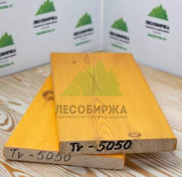 Крашеный планкен из лиственницы TV-5050 (лак Teknos)