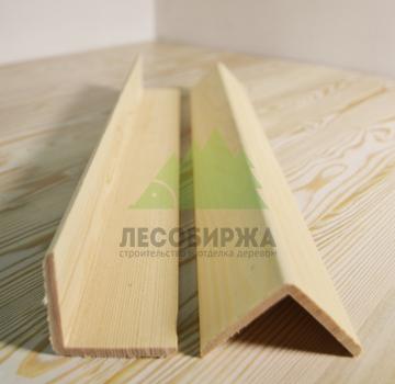 Уголок из сосны гладкий сорт Экстра 40x3000