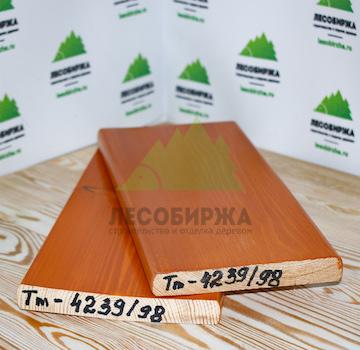 Крашеный планкен из лиственницы TM-4239/98 (лак Teknos)