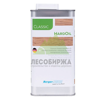 Масло с твердым воском Berger Classic HardOil (полуматовое)