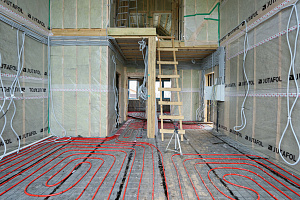 Строительство дуплекса 168 м² с отделкой планкеном и фальцем в КП Отрада-Виладж