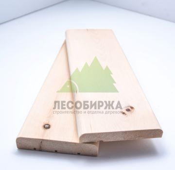 Наличник из кедра гладкий сорт АВ 100x15x3000