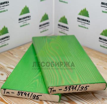 Крашеный планкен из лиственницы TM-3741/95 (лак Teknos)