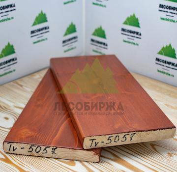 Крашеный планкен из лиственницы TV-5057 (лак Teknos)