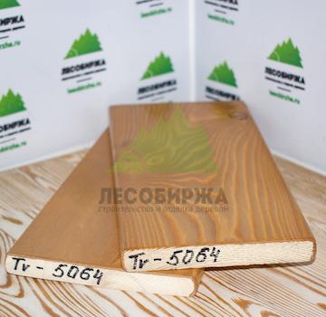 Крашеный планкен из лиственницы TV-5064 (лак Teknos)