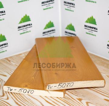 Крашеный планкен из лиственницы TV-5070 (лак Teknos)