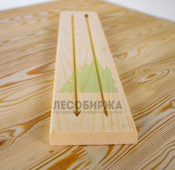 Наличник с каннелюрами из сосны сорт АВ 90х20x3000