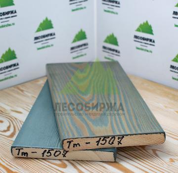 Крашеный планкен из лиственницы TM-1507 (лак Teknos)