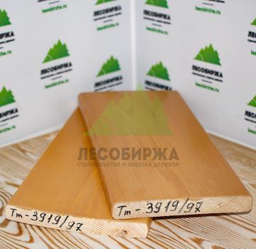 Крашеный планкен из лиственницы TVМ-3919/97 (лак Teknos)