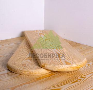 Штакетник из лиственницы полукруг 140x20 сорт Прима