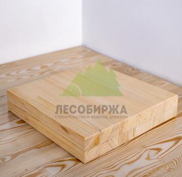 Мебельный щит клееный из лиственницы 600/40/3000