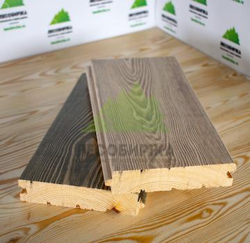 Доска пола из лиственницы брашированная и окрашенная сорт АВ(В) 140x28x4000