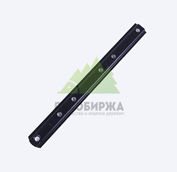 Крепеж усиленный для планкена и террас LesFix 188х19,5х1,0 без стопора, черный