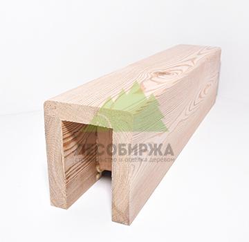 Фальшбалка из лиственницы гладкая П-образная сорт АВ 200x100x200