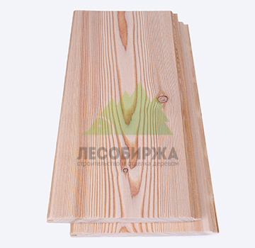 Вагонка из лиственницы штиль сорт АВ (В) 120x14x4000
