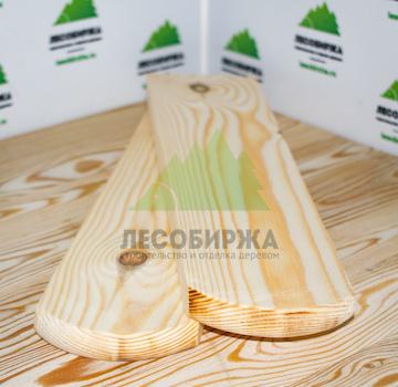 Штакетник из сосны полукруг 90x20 сорт АВ