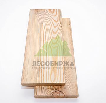 Заборная доска из прямого планкена Лиственница 110х20 сорт AB