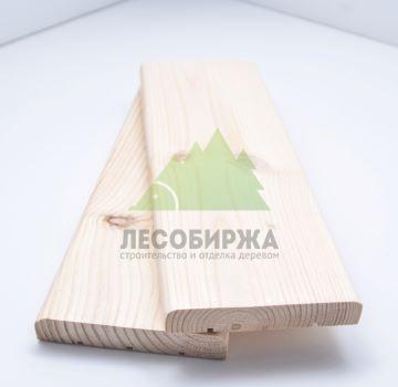 Наличник из ангарской сосны гладкий сорт АВ 100x15x3000