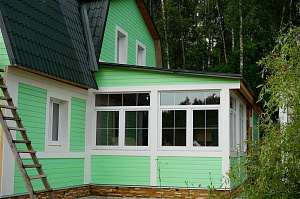 скошенный планкен под краской текнос