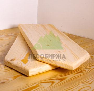Штакетник из сосны 125x20 треугольник сорт АВ