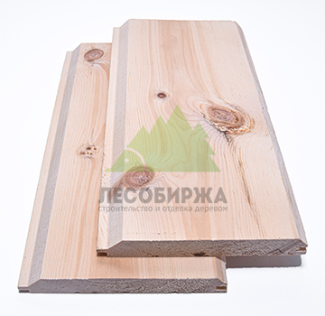 Имитация бруса из кедра сорт CD 145x20x4000