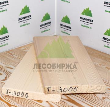 Крашеный планкен из лиственницы T-3006 (лак Teknos)