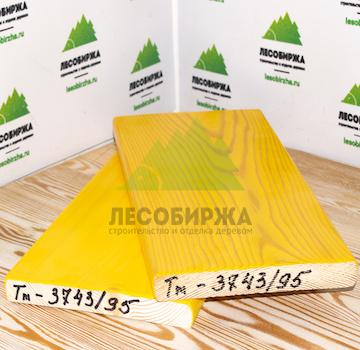 Крашеный планкен из лиственницы TM-3743/95 (лак Teknos)