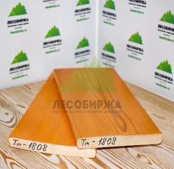 Крашеный планкен из лиственницы TМ-1808 (лак Teknos)