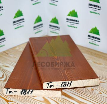 Крашеный планкен из лиственницы TM-1811 (лак Teknos)
