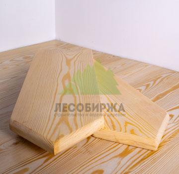 Штакетник из лиственницы 110x20 треугольник сорт Экстра
