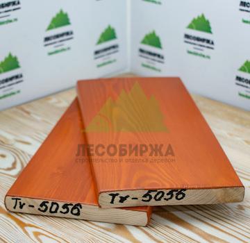 Крашеный планкен из лиственницы TV-5056 (лак Teknos)