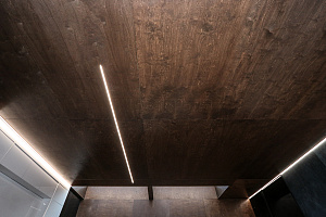 Покраска 231 м² берёзовой фанеры акриловыми и полиуретановыми лаками в КП Славенка-6