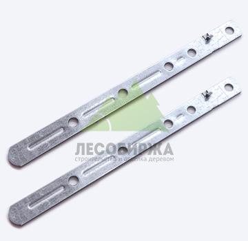 Крепеж для планкена LesFix 191х15х1,9 со стопором (зазор стопора 4мм)