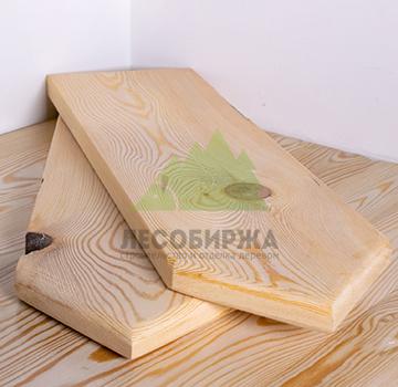 Штакетник из лиственницы 140x20 треугольник сорт CD