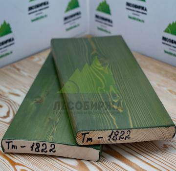 Крашеный планкен из лиственницы TM-1822 (лак Teknos)