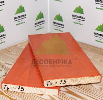Крашеный планкен из лиственницы TV-13 (лак Teknos)