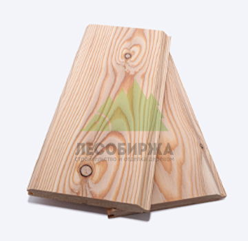 Имитация бруса из лиственницы сорт ВС 140x20x5000
