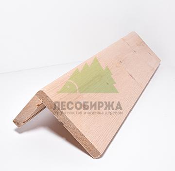 Фальшбалка из кедра гладкая Г-образная сорт АВ 120x140