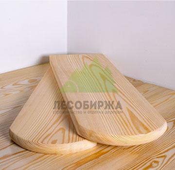 Штакетник из лиственницы полукруг 110x20 сорт Экстра
