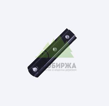 Крепеж усиленнный (удлинитель) для планкена и террас LesFix 75х19,5х1,0, без стопора, черный